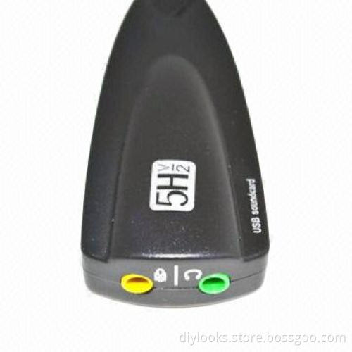 Steel Series 5H V2 USB 7.1 Channel Sound Adapter, External Sound Card (Black)